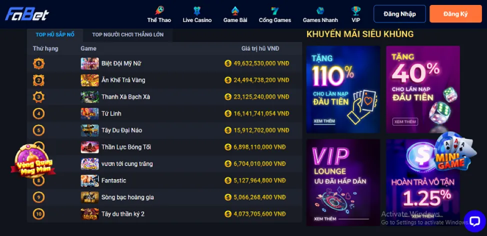 Game Nổ Hũ 3D với đồ họa sống động tại mv888